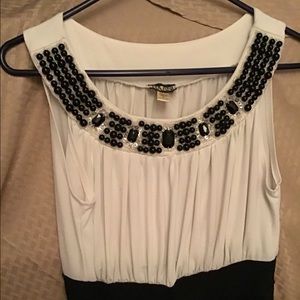 Black and white HAANI dress
